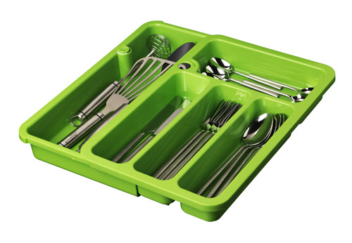 BESTECKKASTEN AUSZIEHBAR BESTECK SCHUBLADENEINSATZ BESTECKBOX