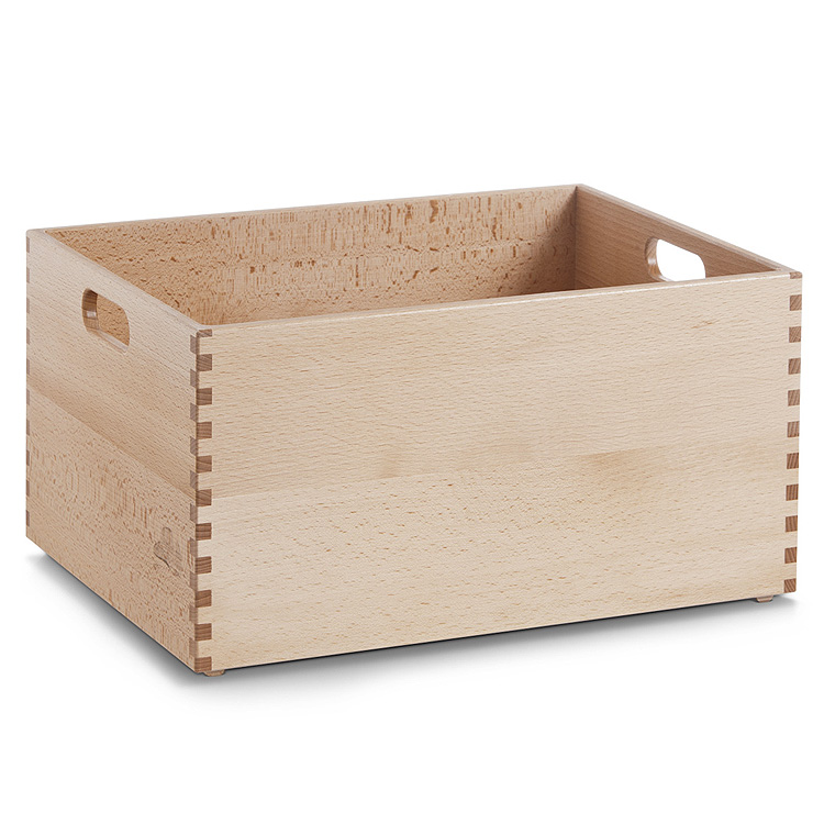 ALLZWECKKISTE BUCHE HOLZ HOLZKISTE SPIELZEUGKISTE AUFBWAHRUNGSBOX KISTE TRUHE - Bild 2 von 6