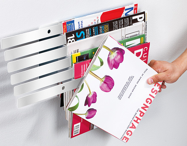 WAND MAGAZINHALTER ZEITUNGSHALTER HALTER ILLUZINE ZEITSCHRIFTENHALTER
