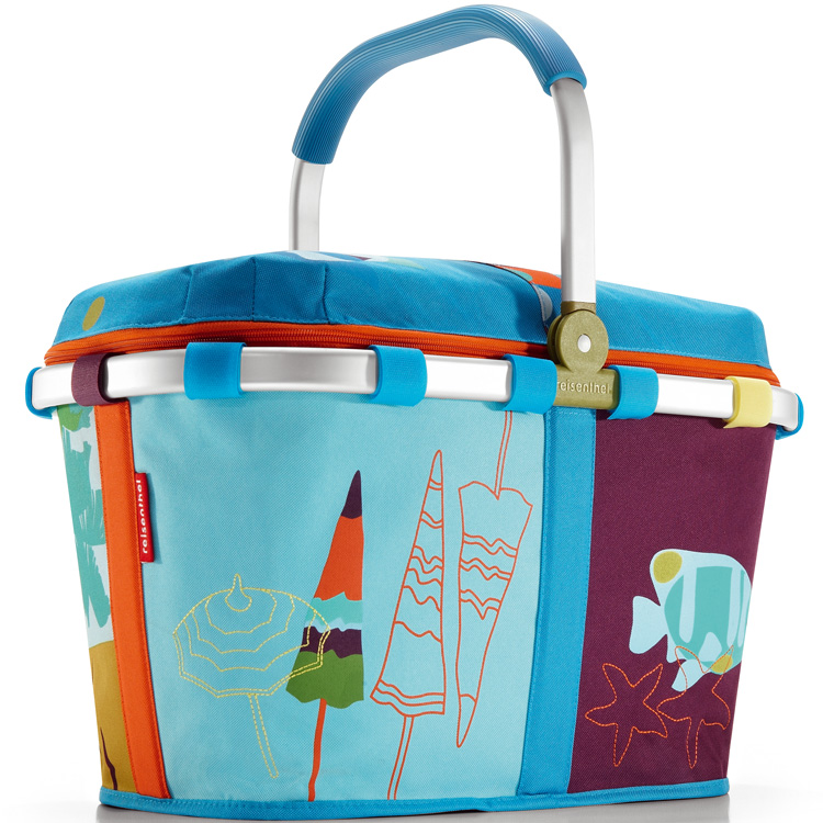 Reisenthel Carrybag Cesto Per La Spesa – 22L – Design Resistente E Idrorepellente – Daisy Blue – In PET Riciclato - 4