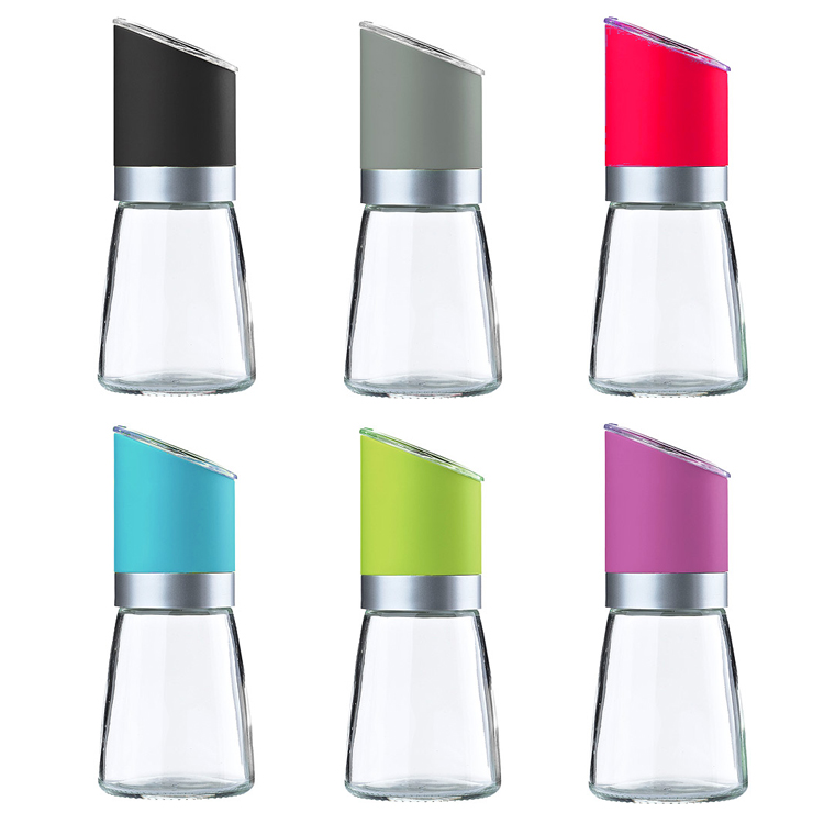 GEWÜRZMÜHLE SALZMÜHLE PFEFFERMÜHLE GLAS MÜHLE SALZ PFEFER ...